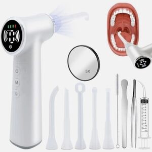 White Dental Cleaning Kit with Tools